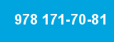 978 171-70-81 978 171-70-81